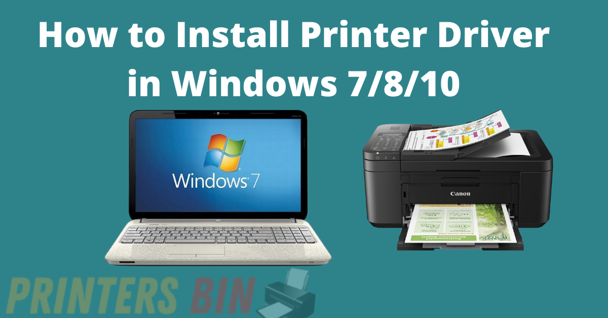 How to install printer driver in window 7