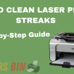 how to clean laser printer streaks
